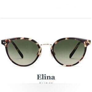 Warby Parker Elina Tortoise Shell Sunglasses
